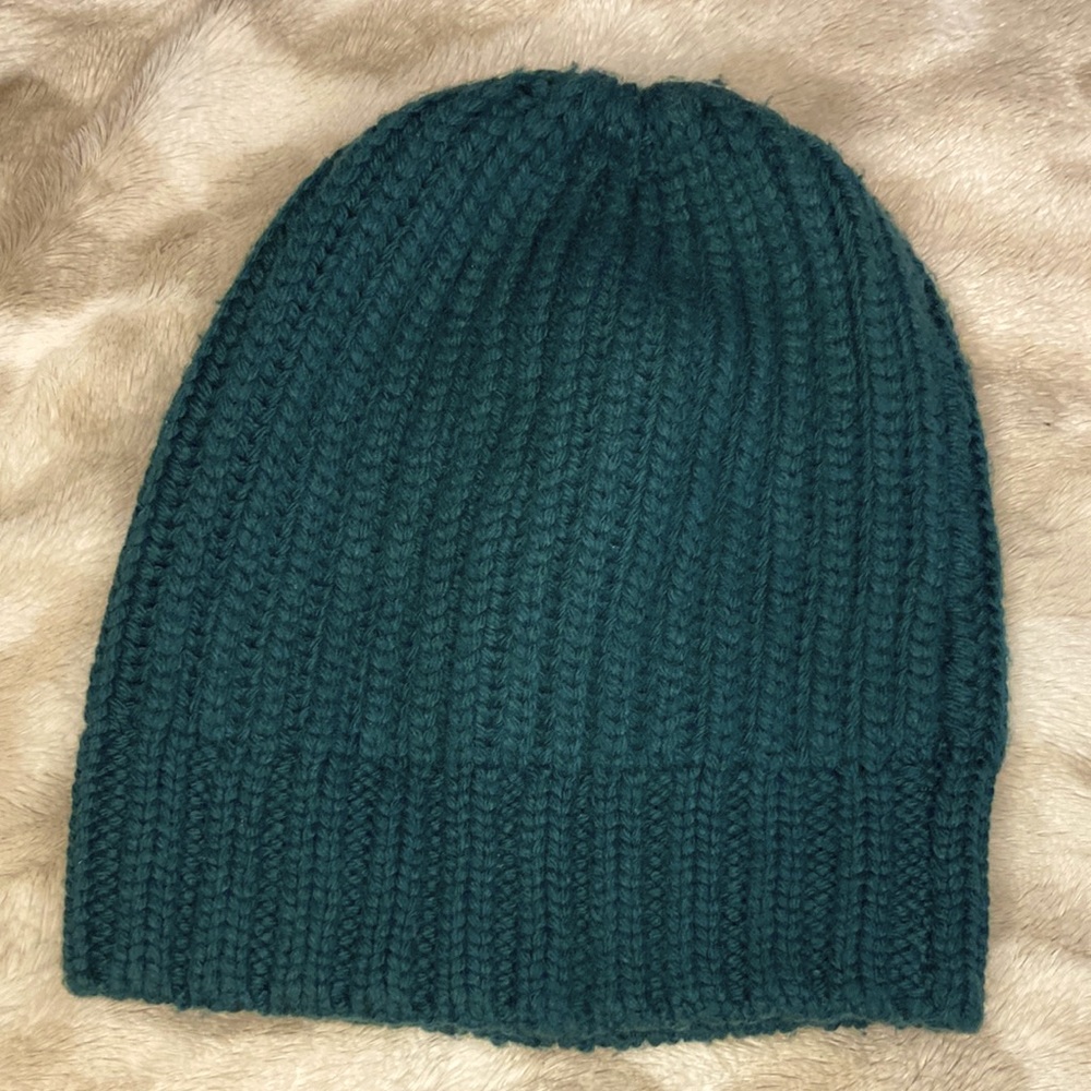 Super soft Emerald green winter hat beanie